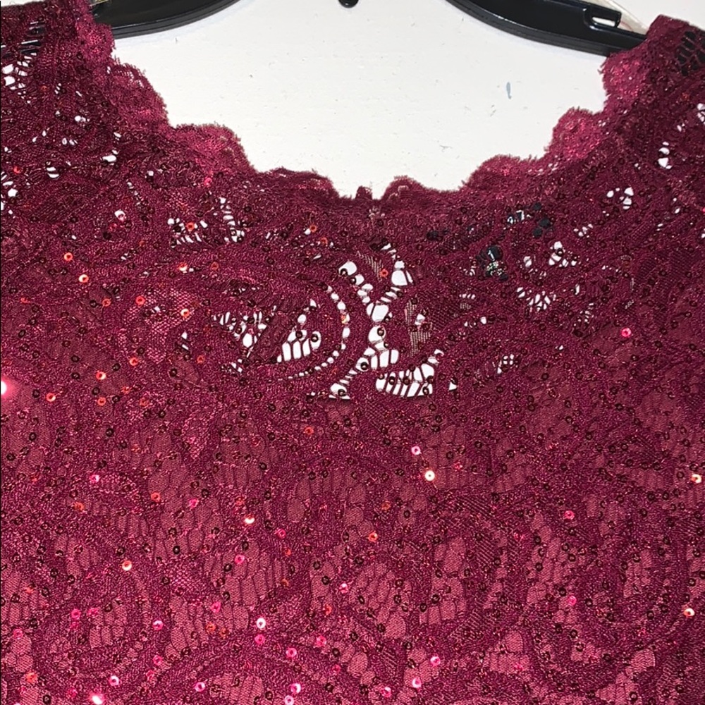 Plum colored Prom dress